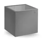 Mesa de centro de jardín cuadrada en polietileno de colores Made in Italy - Noemi Viadurini