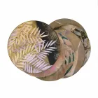 Mesa de centro para interior o exterior con estructura metálica Made in Italy - Carim Viadurini