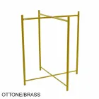 Mesa de centro para interior o exterior con estructura metálica Made in Italy - Carim Viadurini