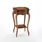 Mesa de centro con 1 estante y 1 cajón Made in Italy - Acoran Viadurini