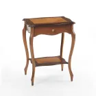 Mesa de centro con 1 estante y 1 cajón Made in Italy - Acoran Viadurini