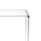 Mesa de centro con 1 estante en plexiglás transparente Made in Italy - Mulan Viadurini