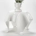 Mesa de centro con tapa y base de plexiglás Made in Italy - Brento Viadurini