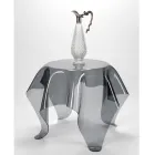 Mesa de centro con tapa y base de plexiglás Made in Italy - Brento Viadurini