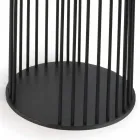 Mesa de centro con tapa redonda de cerámica Made in Italy - Montebianco Viadurini