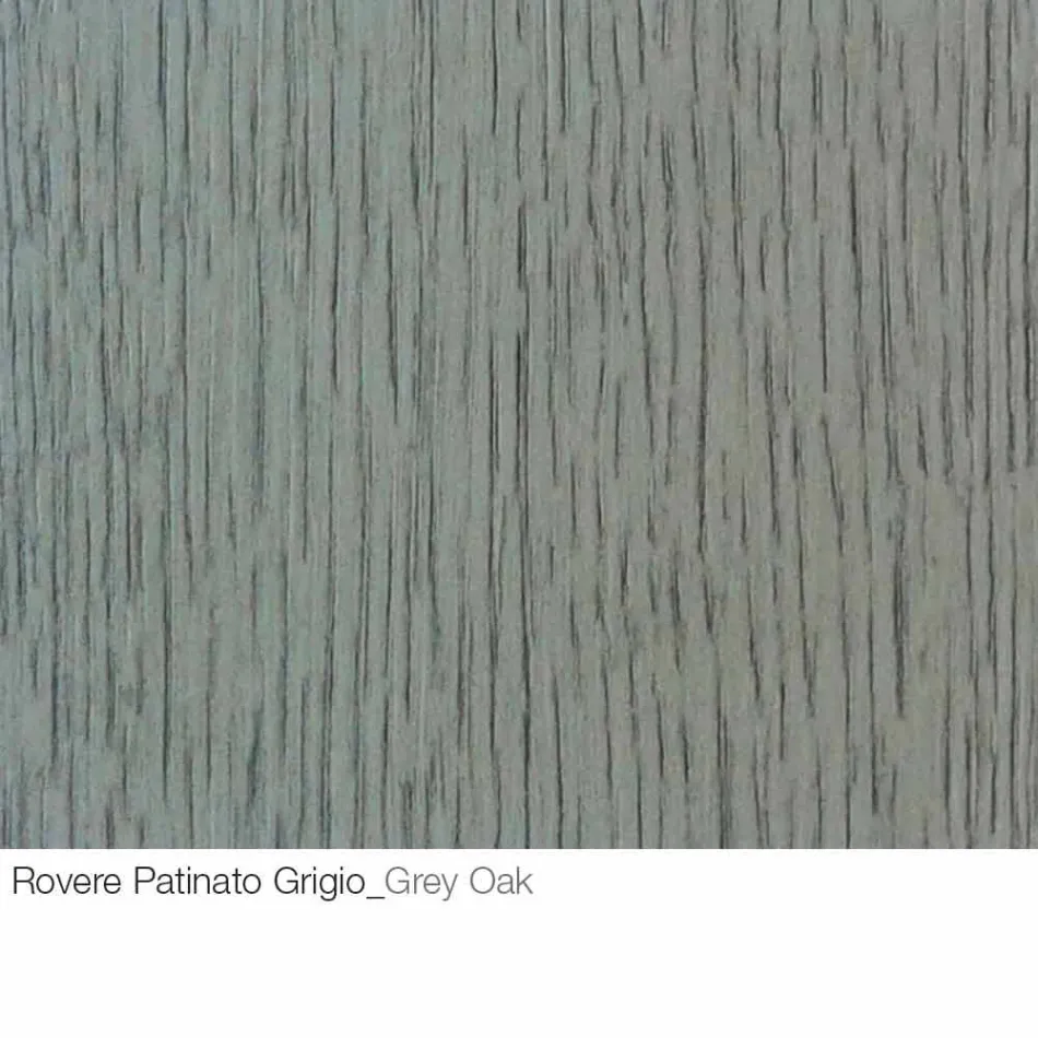 Mesa de centro con tapa redonda de madera Made in Italy - Montebianco Viadurini