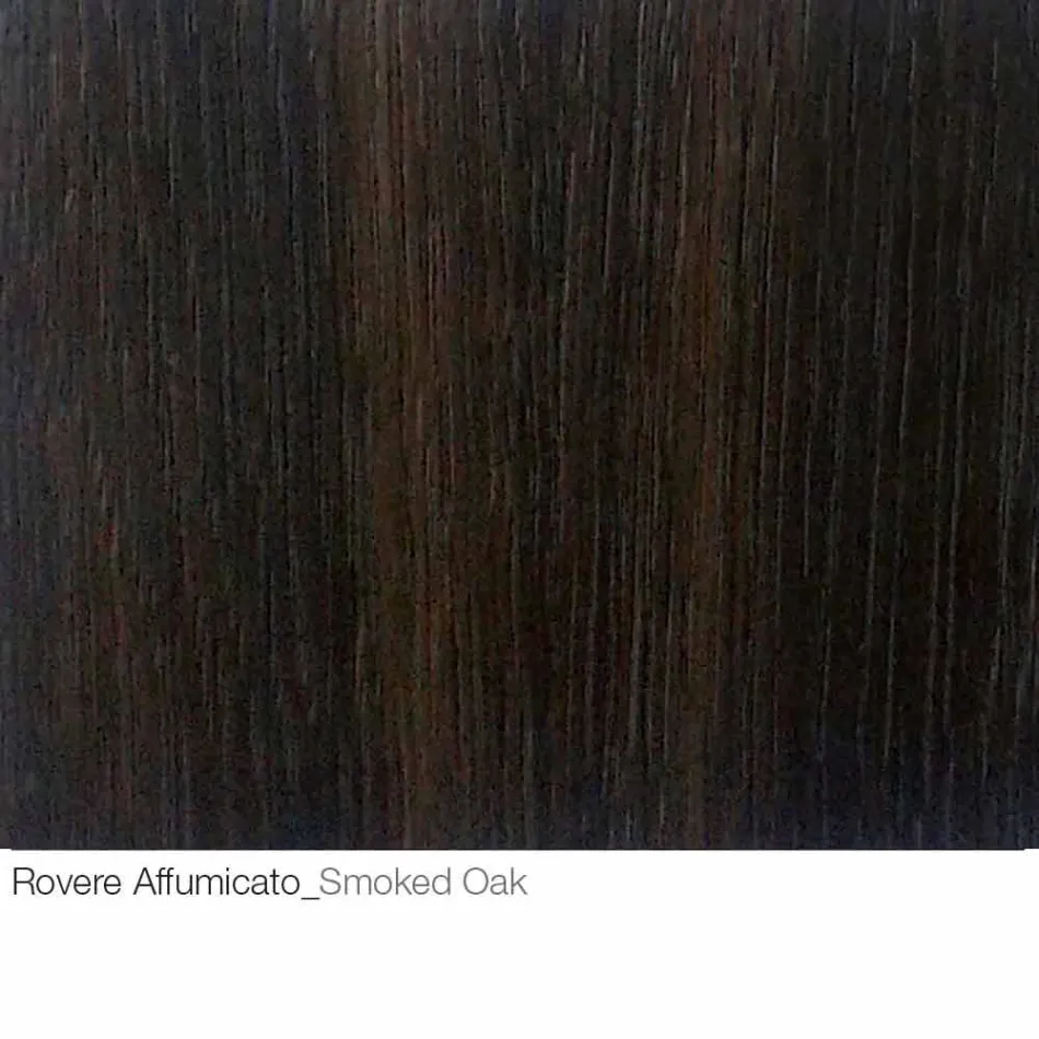 Mesa de centro con tapa redonda de madera Made in Italy - Montebianco Viadurini