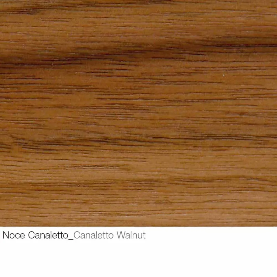 Mesa de centro con tapa redonda de madera Made in Italy - Montebianco Viadurini