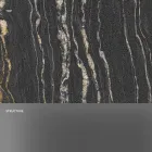 Mesa de centro de diseño en mármol con base de vidrio Made in Italy - Molino Viadurini