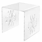 Mesa de centro de diseño en plexiglás transparente de Mandas. Viadurini