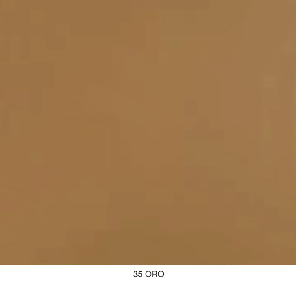 Mesa de centro de lujo en metal coloreado y tapa de madera - Anacleto Viadurini