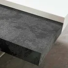 Mesa de centro Fenix con pies transparentes Made in Italy - Justin Viadurini