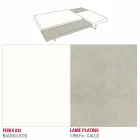 Mesa de centro Fenix con pies transparentes Made in Italy - Justin Viadurini