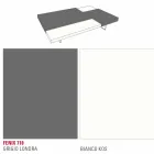 Mesa de centro Fenix con pies transparentes Made in Italy - Justin Viadurini