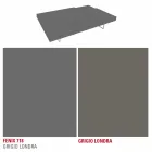 Mesa de centro Fenix con pies transparentes Made in Italy - Justin Viadurini