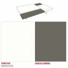 Mesa de centro Fenix con pies transparentes Made in Italy - Justin Viadurini