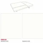 Mesa de centro Fenix con pies transparentes Made in Italy - Justin Viadurini