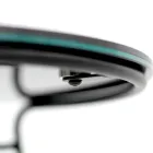 Mesa de Centro en Porcelana Grès y Base Redonda Made in Italy - Tullia Viadurini