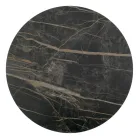 Mesa de Centro en Porcelana Grès y Base Redonda Made in Italy - Tullia Viadurini