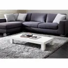 Mesa de centro Hpl con patas de metal Made in Italy - Nebbiolo Viadurini