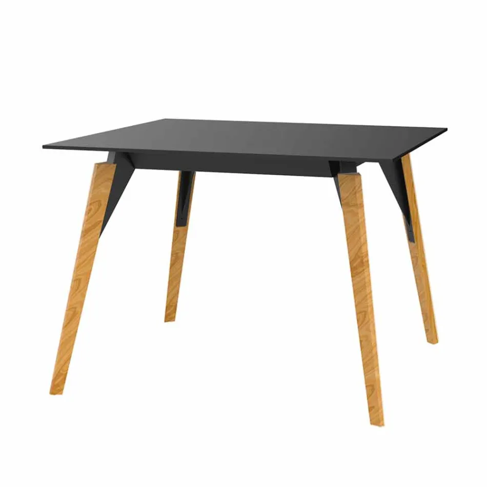 Mesa de centro en madera y Hpl varios colores 2 tamaños - Faz Wood by Vondom Viadurini