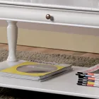 Mesa de centro en madera maciza de haya Made in Italy - Frigg Viadurini