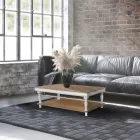 Mesa de centro en madera maciza de haya Made in Italy - Frigg Viadurini