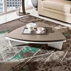Mesa de centro en MDF lacado con tapa giratoria Made in Italy - Lisa Viadurini