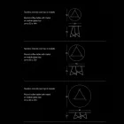 Mesa de centro en metal coloreado y 3 tamaños, Made in Italy - Magali Viadurini