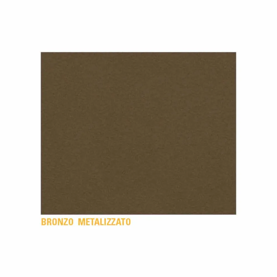 Mesa de centro de metal con bandeja contenedor Made in Italy - Numbo Viadurini