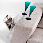 Mesita en diseño transparente PMMA Quero Vas Viadurini