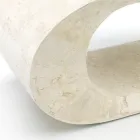 Mesa de centro / soporte para TV de piedra fósil - Jasper Viadurini