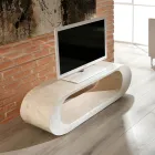 Mesa de centro / soporte para TV de piedra fósil - Jasper Viadurini