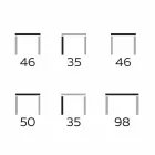 Mesa de centro moderna en madera de haya y gres Made in Italy - Titanic Viadurini