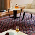 Mesa de centro moderna en madera de haya y gres Made in Italy - Titanic Viadurini