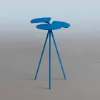 Mesa de centro moderna en hoja de colores con diseño original - Ladybug Viadurini