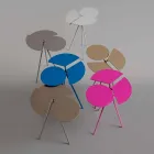 Mesa de centro moderna en hoja de colores con diseño original - Ladybug Viadurini