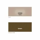 Mesa de centro redonda con tapa de cristal Made in Italy - Indio Viadurini