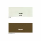 Mesa de centro redonda con tapa de cristal Made in Italy - Indio Viadurini