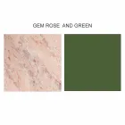 Mesa de centro redonda de diseño en gres y fresno Made in Italy - Bering Viadurini