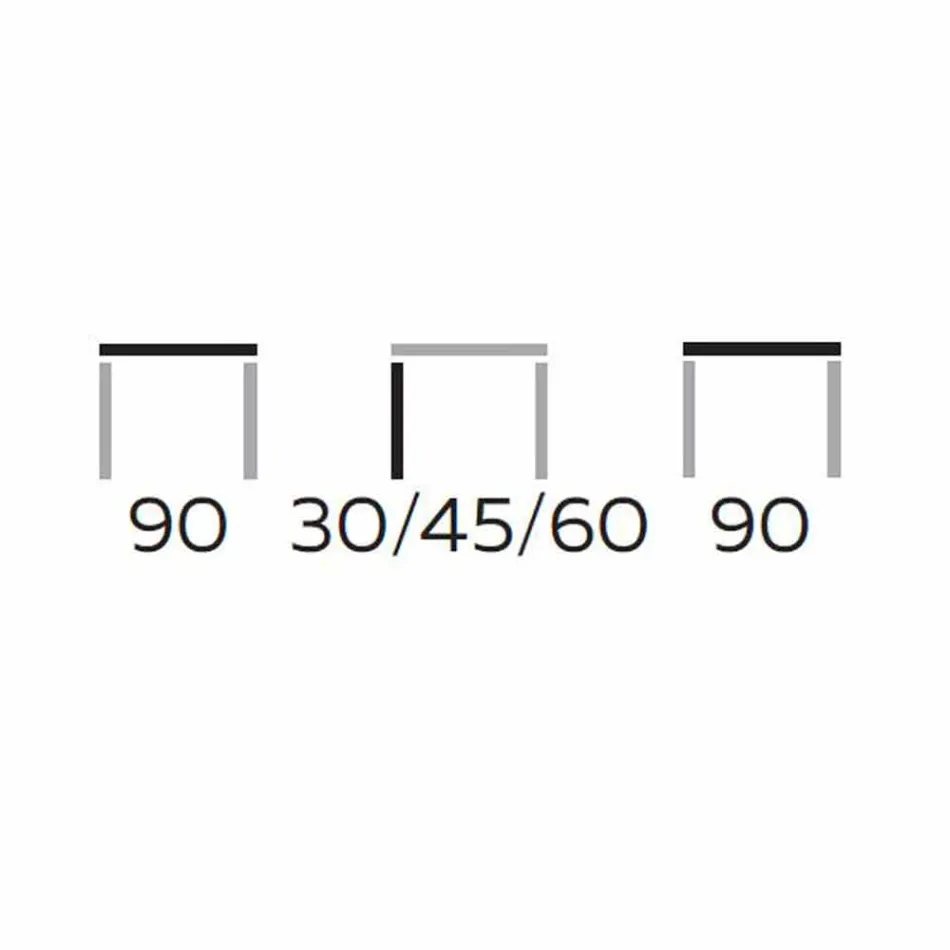 Mesa de centro redonda de gres y metal moderno Made in Italy - Albert Viadurini