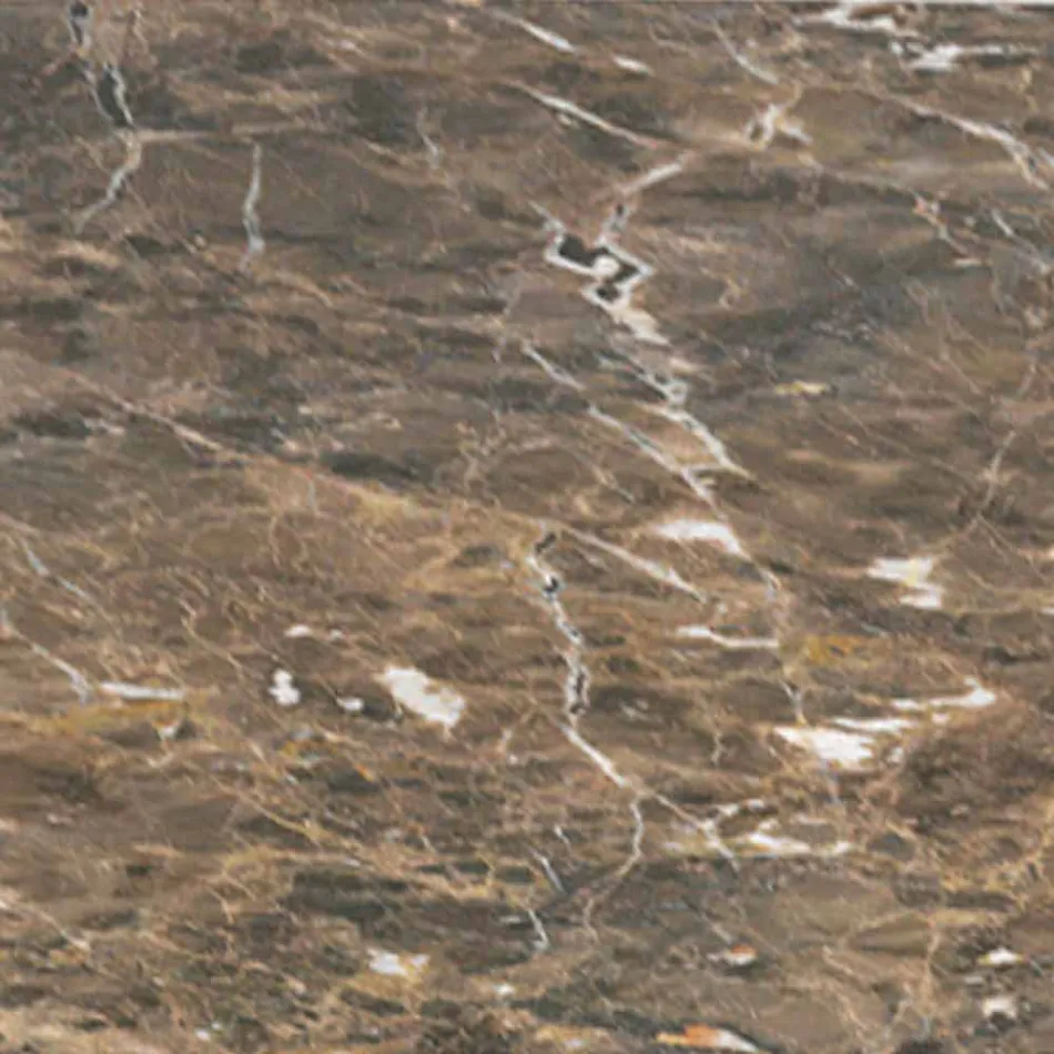 Mesa de centro redonda en mármol y madera de haya Made in Italy - Daniela Viadurini