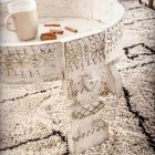 Mesa de centro de estilo rústico Homemotion en madera de mango - Sania Viadurini