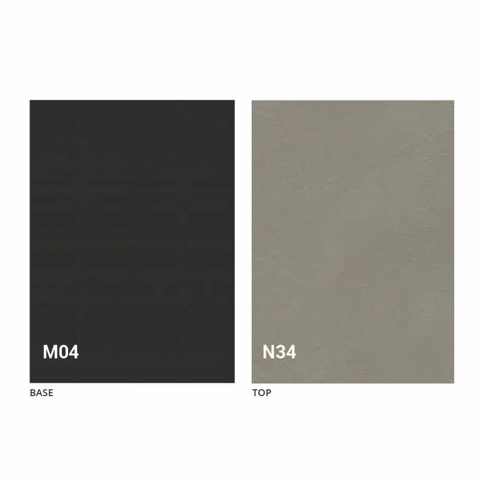 Mesa de centro transformable en madera y acero Made in Italy - Demetro Viadurini