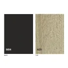 Mesa Transformer en madera y acero Made in Italy - Demetro Viadurini