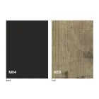 Mesa Transformer en madera y acero Made in Italy - Demetro Viadurini