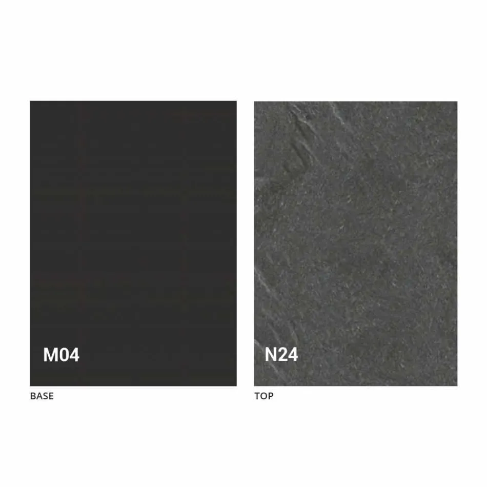 Mesa de centro transformable en madera y acero Made in Italy - Demetro Viadurini