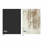 Mesa de centro transformable en madera y acero Made in Italy - Demetro Viadurini