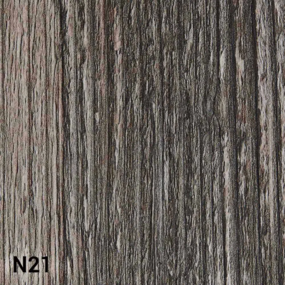 Mesa de centro transformable en madera y metal Made in Italy - Patroclus Viadurini