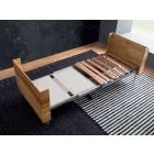 Mesa de centro transformable en madera maciza Made in Italy - Trabucco Viadurini